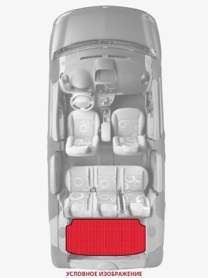 ЭВА коврики «Queen Lux» багажник для Chevrolet Tracker (Trax)